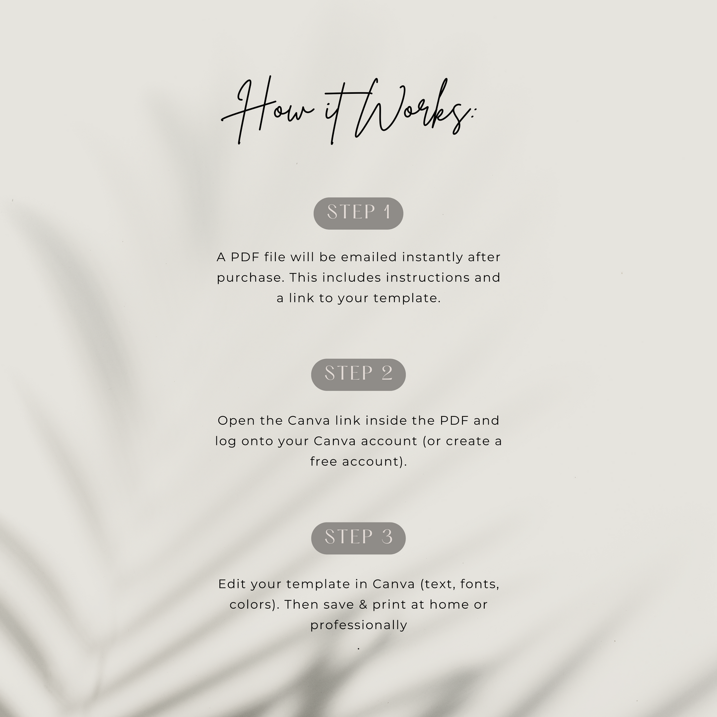Save The Date Editable Template