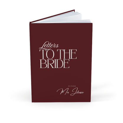 Personalised Letters To The Bride Book