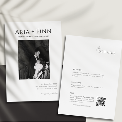 Wedding Invitation Editable Template