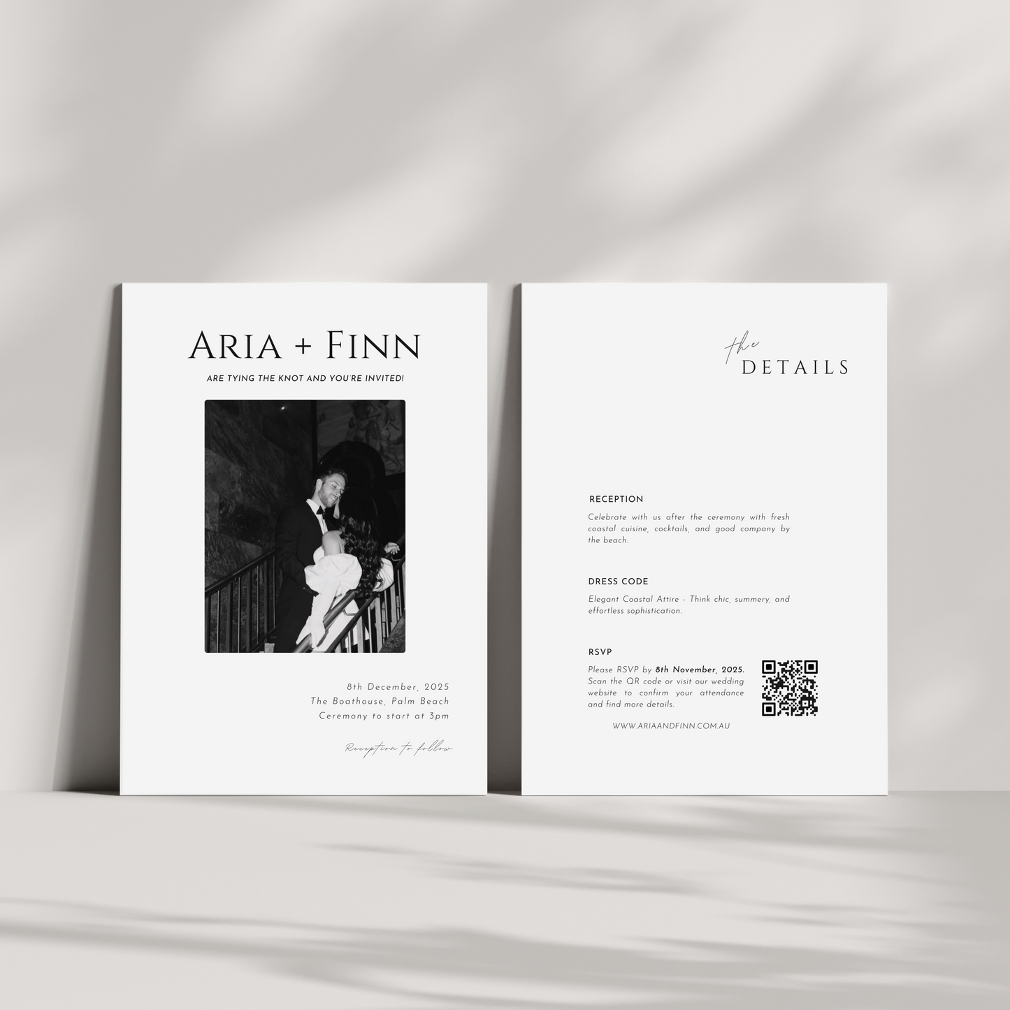 Wedding Invitation Editable Template